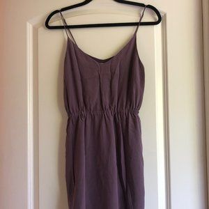 Aritzia Silk Purple Dress - XS